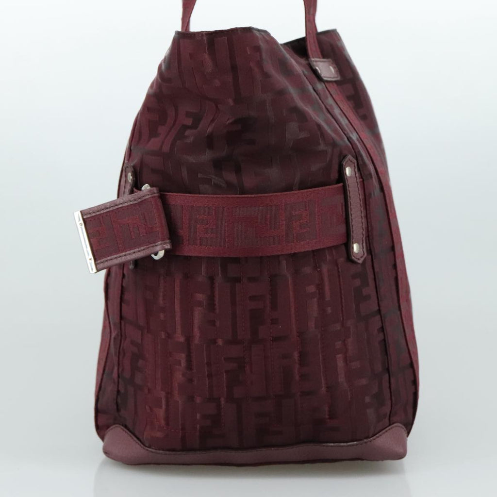 FENDI Zucca Canvas Tote Bag Redhk1926