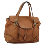 Chloe Shoulder Bag Leather Brown hk2103