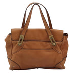 Chloe Shoulder Bag Leather Brown hk2103
