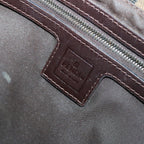 FENDI Zucca Canvas Mamma Baguette Shoulder Bag Brownhk856