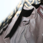 FENDI Zucca Canvas Mamma Baguette Shoulder Bag Brownhk856