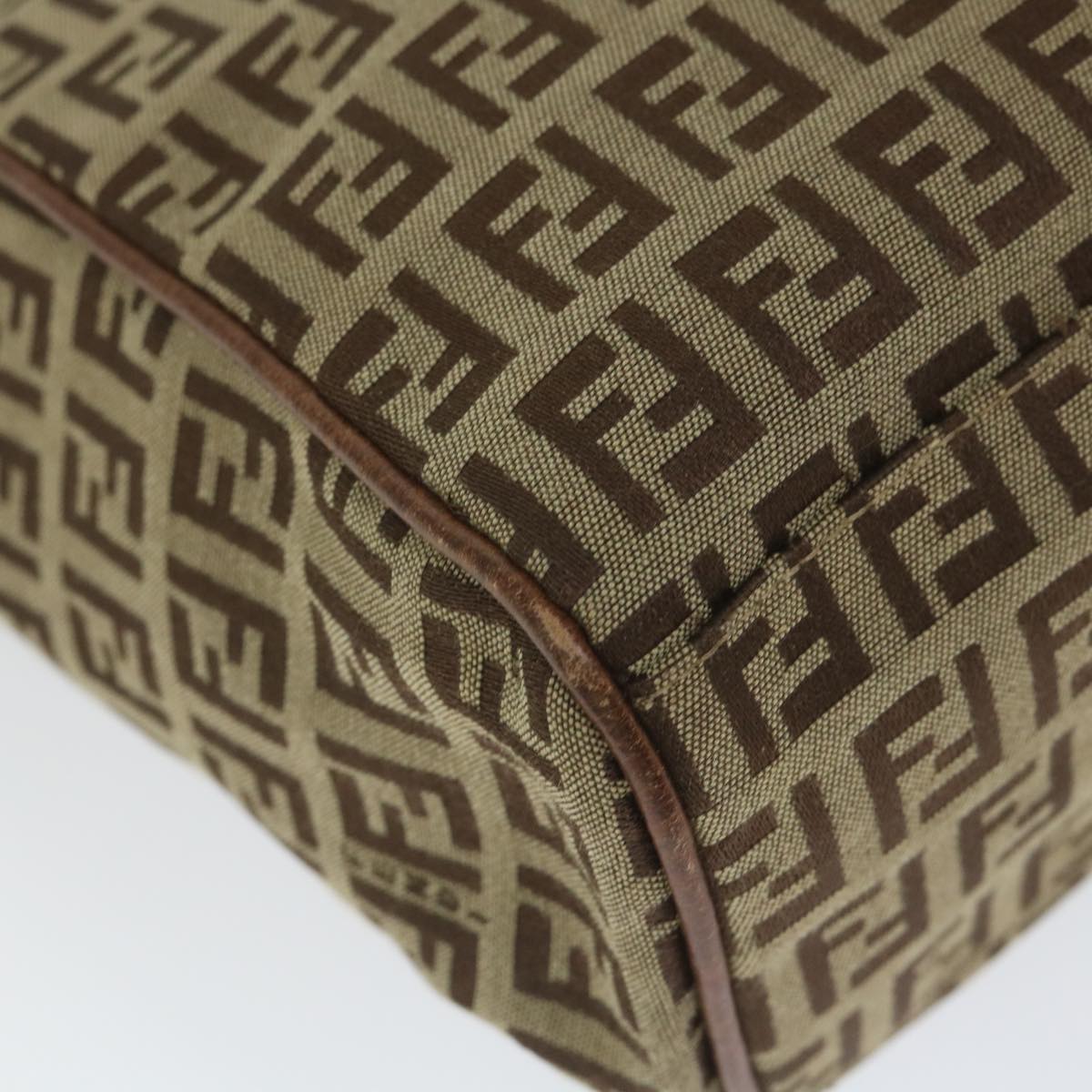 FENDI Zucchino Canvas Tote Bag Beigehk887
