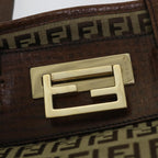 FENDI Zucchino Canvas Tote Bag Beigehk887