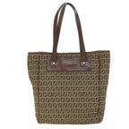 FENDI Zucchino Canvas Tote Bag Beigehk887