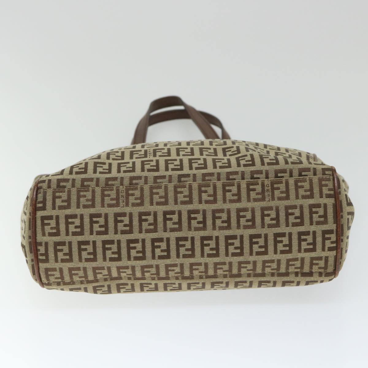 FENDI Zucchino Canvas Tote Bag Beigehk887