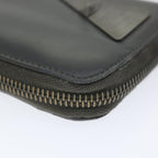 FENDI Long Wallet Leather Grayhk904
