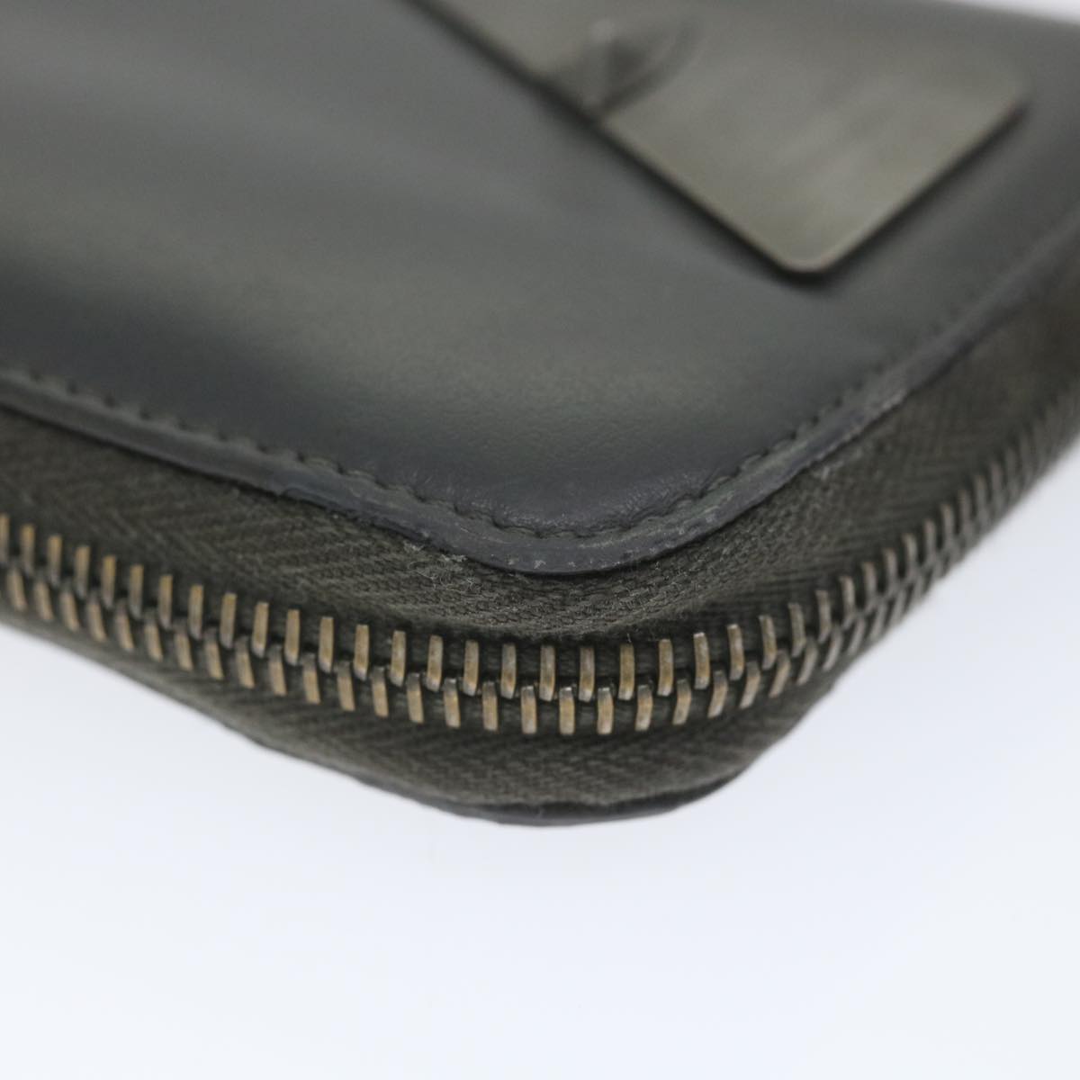 FENDI Long Wallet Leather Grayhk904