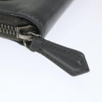 FENDI Long Wallet Leather Grayhk904