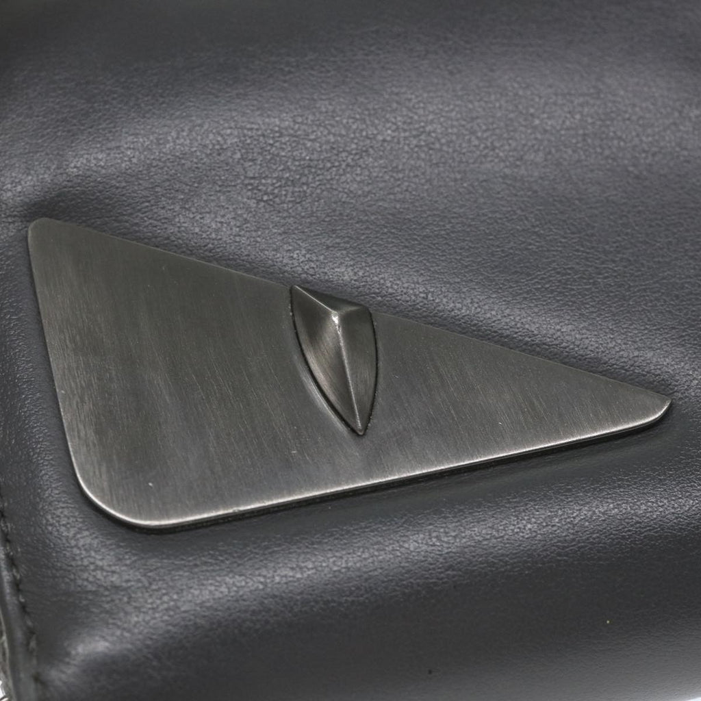 FENDI Long Wallet Leather Grayhk904