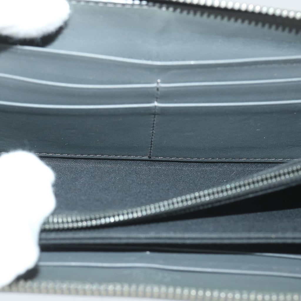 FENDI Long Wallet Leather Grayhk904