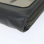 FENDI Long Wallet Leather Grayhk904