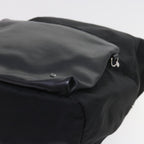 FENDI Backpack Nylon Leather Blackhk906