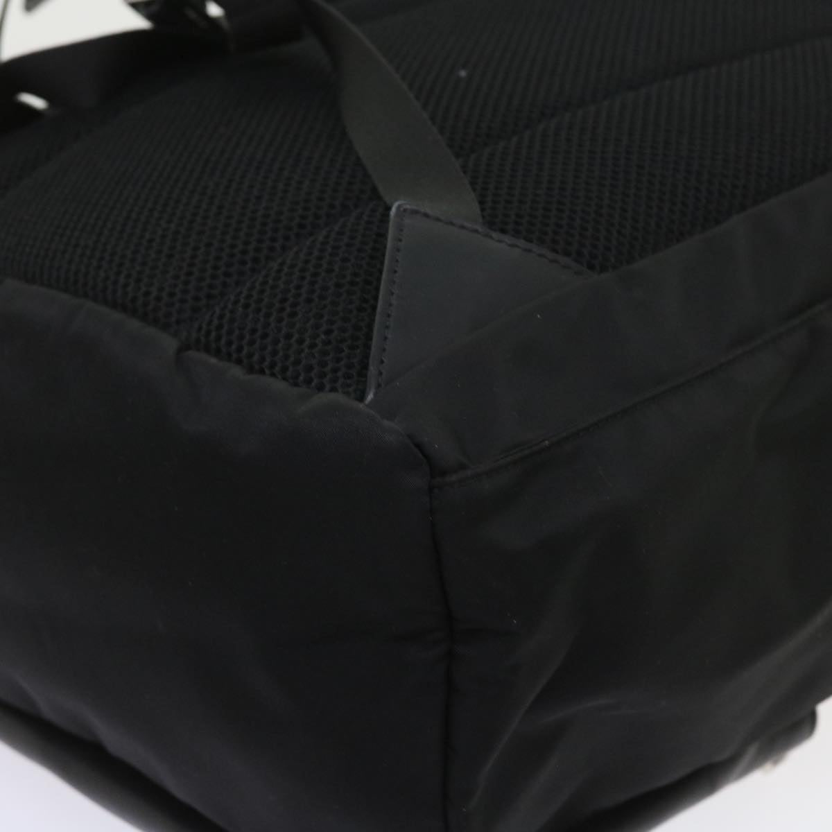 FENDI Backpack Nylon Leather Blackhk906