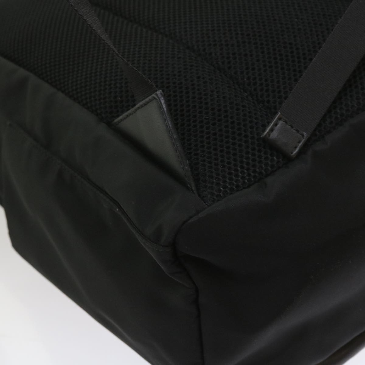 FENDI Backpack Nylon Leather Blackhk906