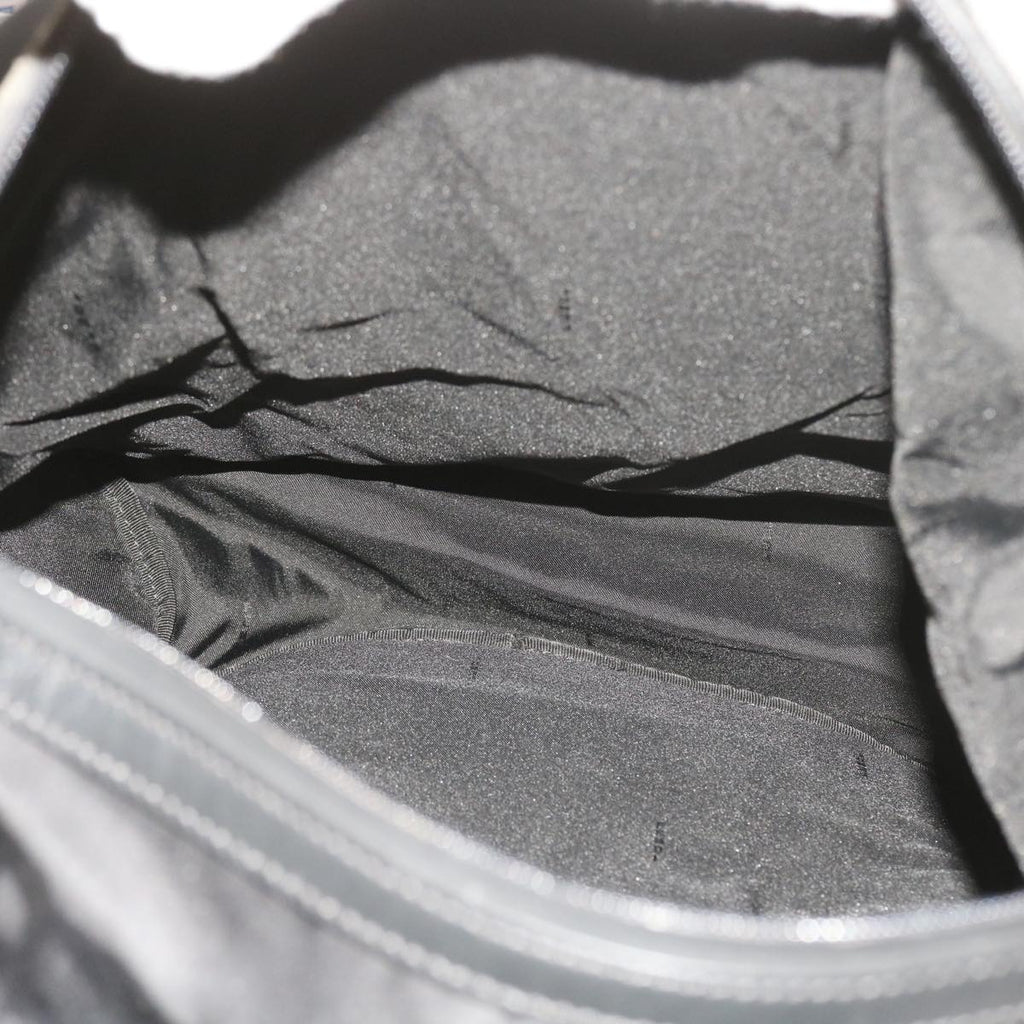 FENDI Backpack Nylon Leather Blackhk906