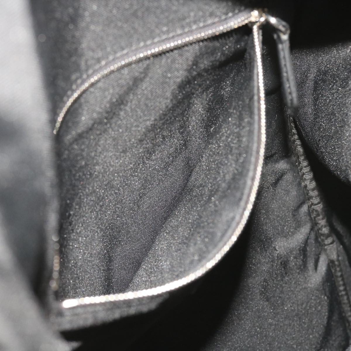 FENDI Backpack Nylon Leather Blackhk906