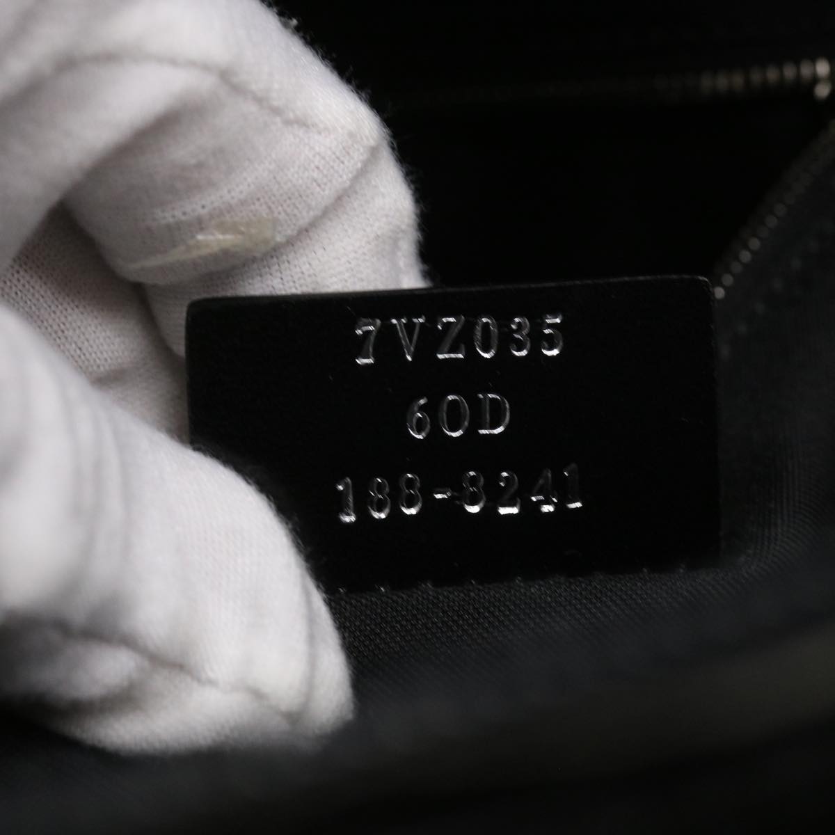 FENDI Backpack Nylon Leather Blackhk906