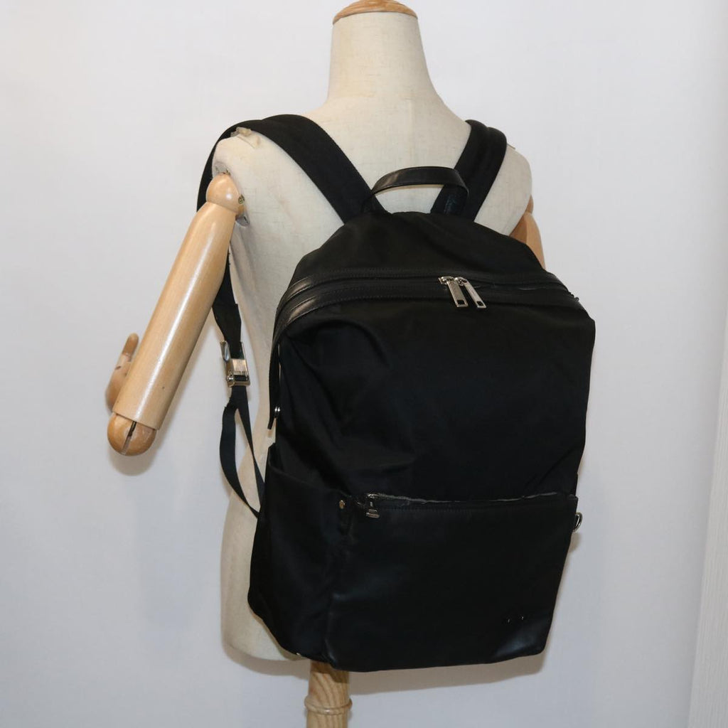 FENDI Backpack Nylon Leather Blackhk906