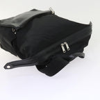 FENDI Backpack Nylon Leather Blackhk906