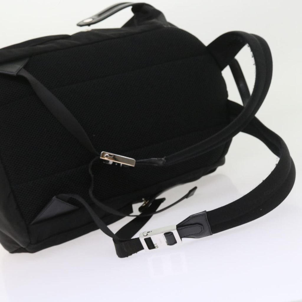 FENDI Backpack Nylon Leather Blackhk906