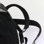 FENDI Backpack Nylon Leather Blackhk906