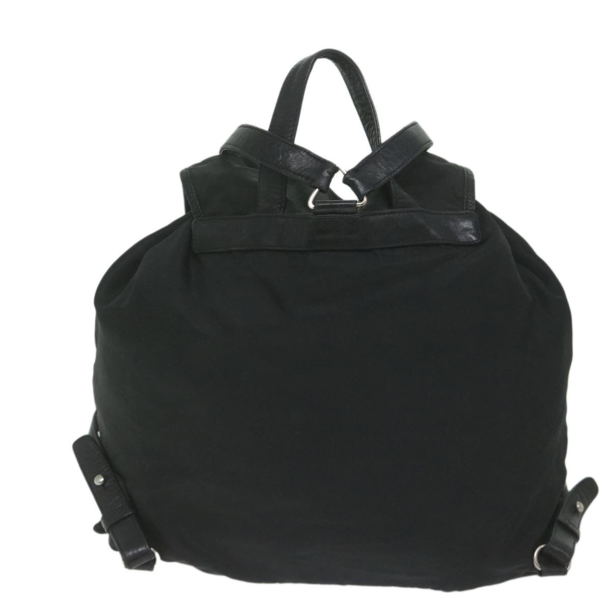 PRADA Backpack Nylon Black  hk925
