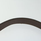 FENDI Zucchino Canvas Mamma Baguette Shoulder Bag Brownhk949