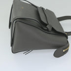 CELINE Micro Belt Hand Bag Leather Gray  hk968