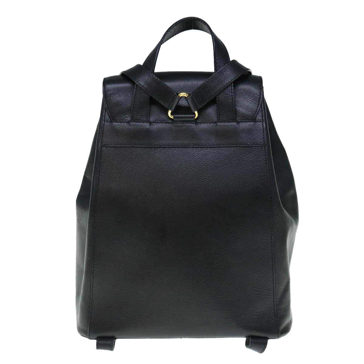 CELINE Macadam Backpack Leather Black  hk993