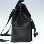 CELINE Macadam Backpack Leather Black  hk993