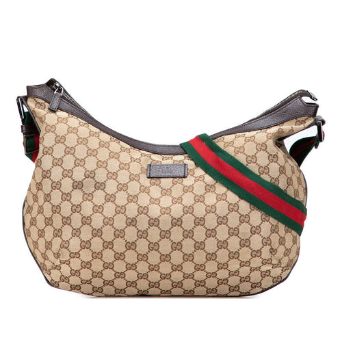 Gucci GG Canvas Sheline Line Canvas Shoulder Bag