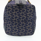CELINE C Macadam Canvas Hand Bag Navy  im257
