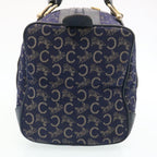 CELINE C Macadam Canvas Hand Bag Navy  im257