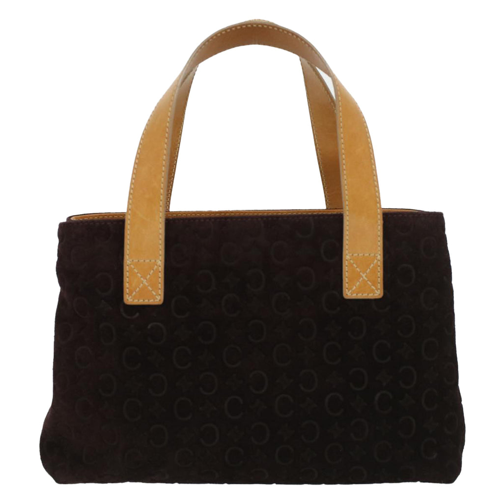 CELINE Macadam Canvas Clutch Hand Bag PVC Leather 3Set Brown purple  im395