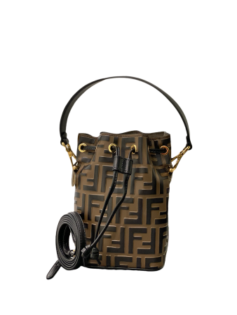 Fendi Bicolor FF Mon Tresor Mini Bucket Bag