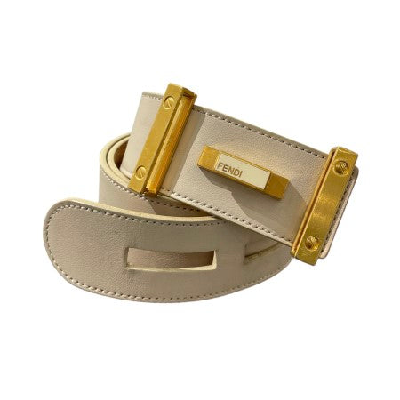 Fendi White Belt 38