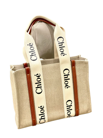 Chloe Bicolor Woody Medium Bag