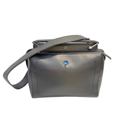 Fendi Black Dotcom Satchel Bag