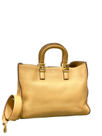 Fendi Beige 2 Way Tote Medium Bag