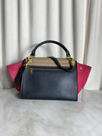Celine Tricolor Trapeze Top Handle Bag