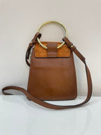 Chloe Brown Faye Bracelet Mini Bag