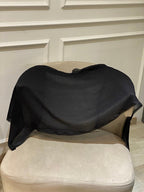 Fendi Black Rectangular Scarf