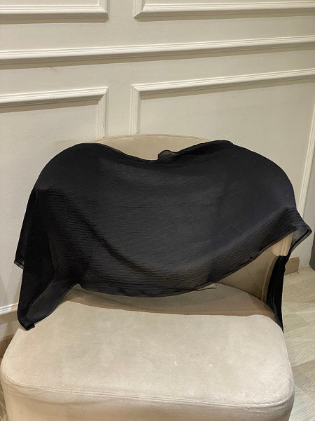 Fendi Black Rectangular Scarf