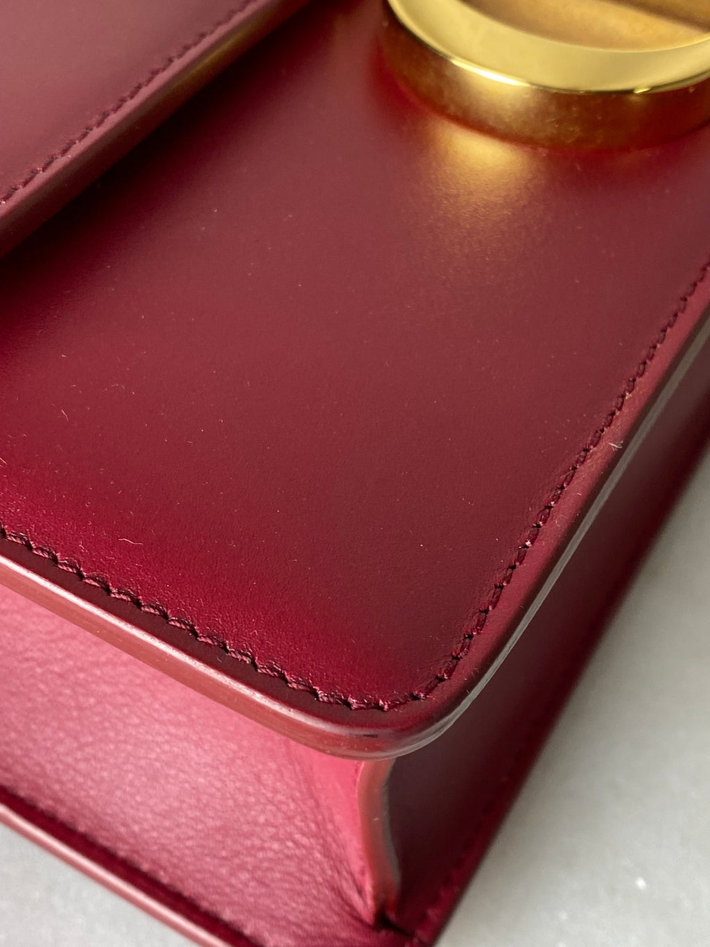 Christian Dior Red Montaigne Flap Crossbody Bag