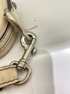 Christian Dior White Mini d'fence Saddle Bag