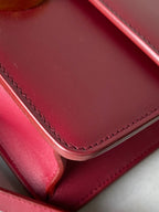 Christian Dior Red Montaigne Flap Crossbody Bag