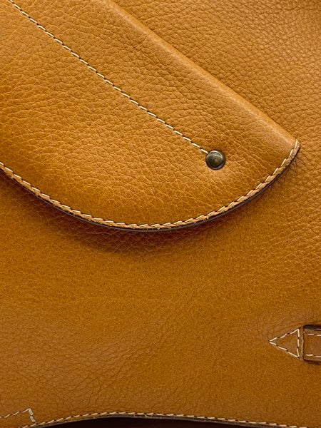 Christian Dior Camel Saddle Crossbody Bag