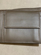 Bottega Veneta Brown Croc Embossed Wallet