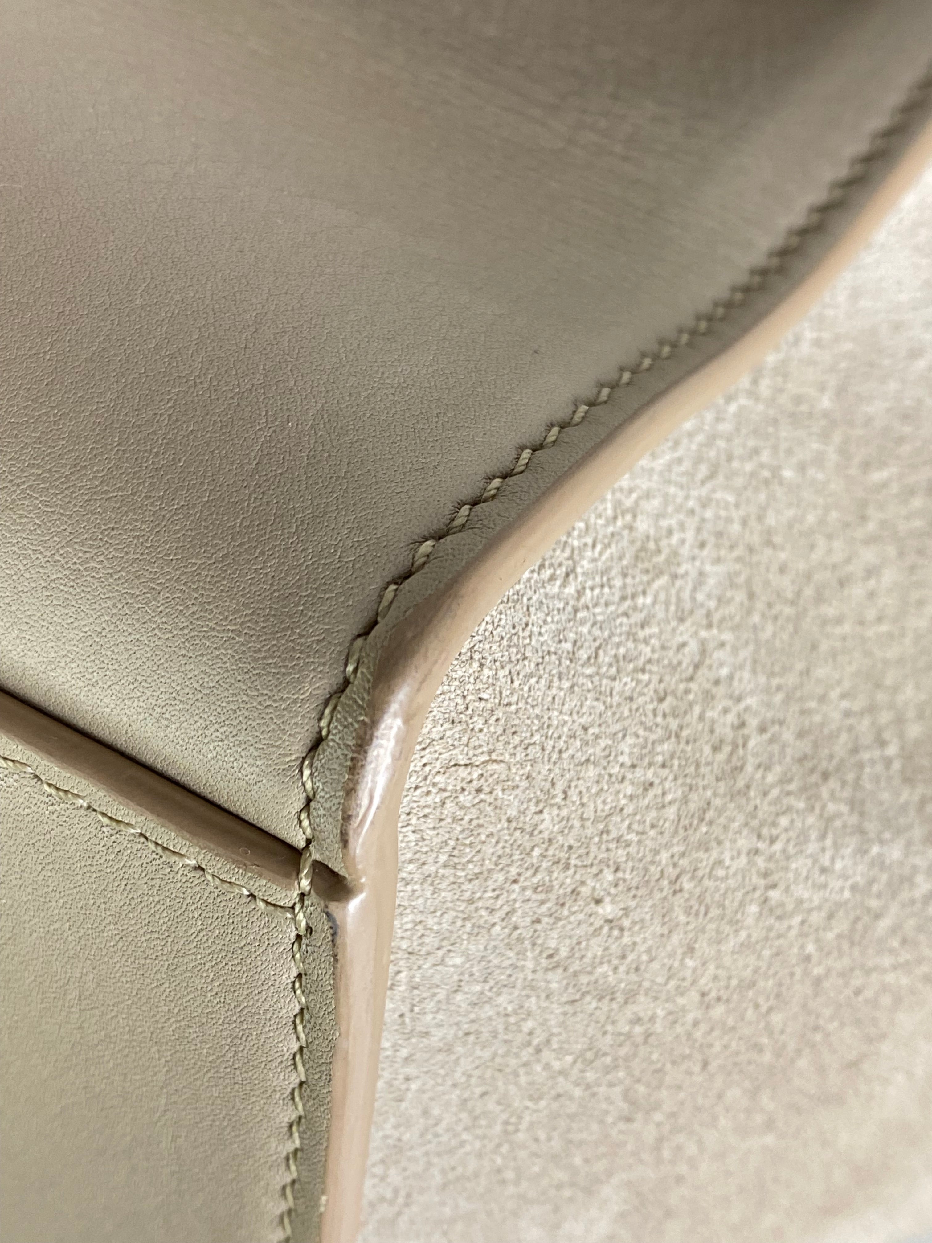 Celine Bicolor Trapeze Tote Bag W/ Strap