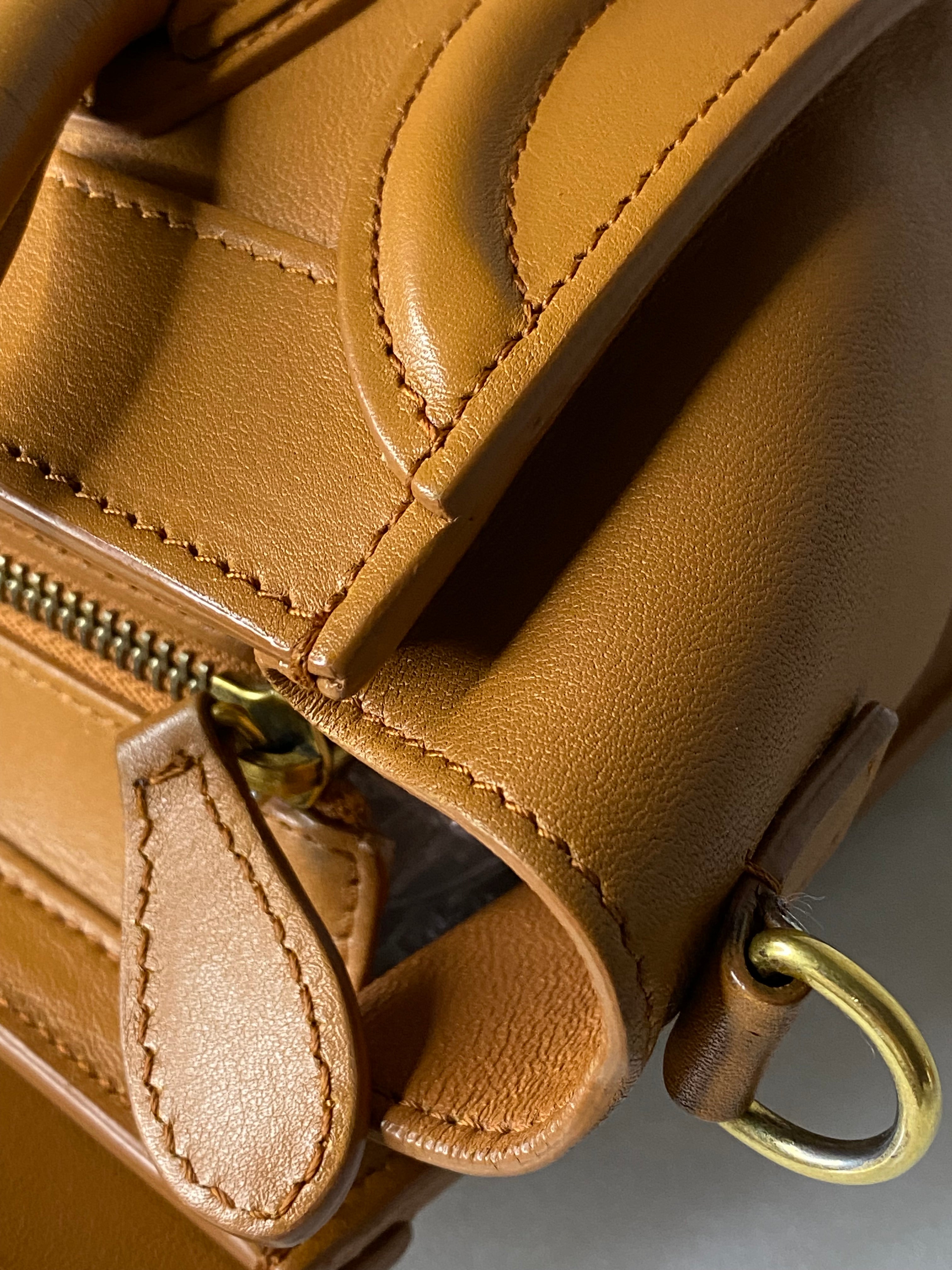 Celine Camel Nano Luggage Bag